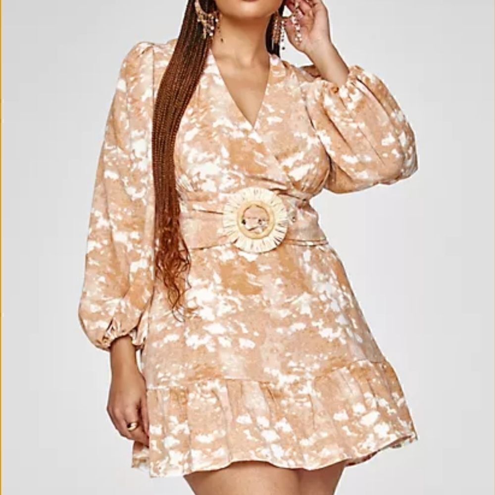 Fashion to Figure Chantal Belted Dress Size 3